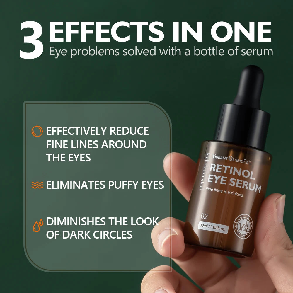 Retinol Eye Serum Repairs and Firms Fine Lines Around the Eyes 30ml